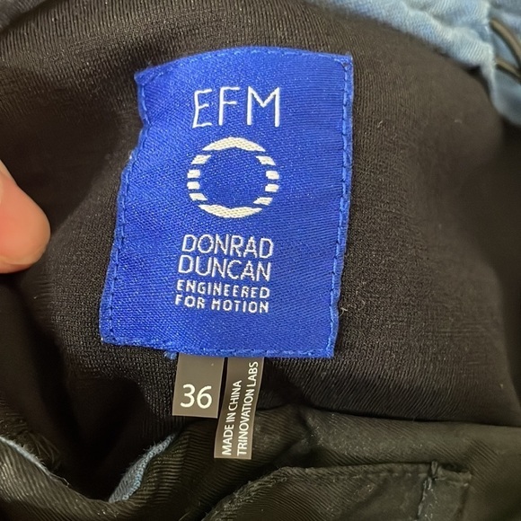 EFM by Donrad Duncan Activewear Shorts with Attached Leggings Black Men’s 36 - Picture 10 of 11
